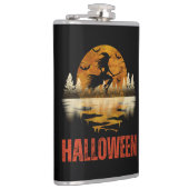 FLASQUES SORCIÈRE DE NUIT D'HALLOWEEN (Droite)