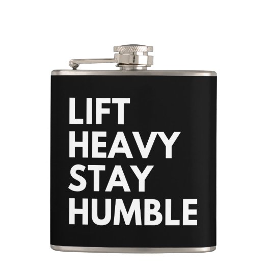 FLASQUES SOULEVER LOURD RESTER HUMBLE (Devant)