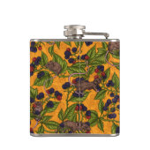 Flasques Souris et mûres sur jaune (Dos)