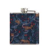 Flasques Souris et mûres sur la marine (Dos)