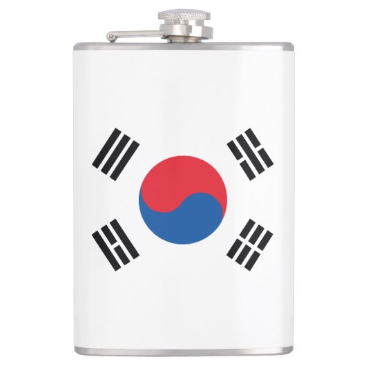 Flasques South Korea Flag Stainless (Devant)
