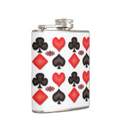 Flasques Spades Coeurs Diamonds Clubs Motif (Droite)