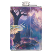 Flasques Sparkle Magical Unicorn Fantasy Travel Bar Flask (Dos)