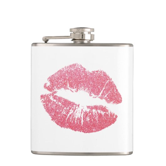 Flasques Sparkly Pink Lips (Devant)