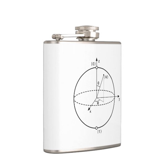 Flasques Sphère Bloch | Physique / Maths Quantum Bit (Droite)