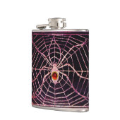 Flasques SPIDER ET WEB Rouge Ruby Noir (Gauche)