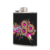 Flasques Spirit of the 80's logo splat hip flask (Gauche)