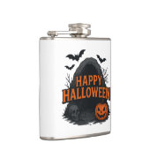 Flasques Spooky Cave Halloween GreetingVinyl Wrapped Flask (Droite)
