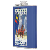 Flasques Sports d'hiver chez Yosemite PosterYosemite, CA (Gauche)