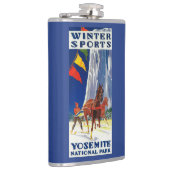 Flasques Sports d'hiver chez Yosemite PosterYosemite, CA (Droite)