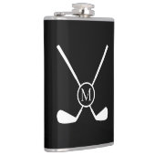 Flasques Sporty Golf Clubs Illustration White Monogram (Droite)