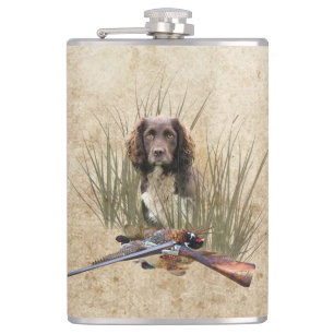 Flasques Sprocker Spaniel Teapot Boîte cadeau en céramique