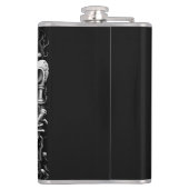 Flasques Squelette et Harpe III (Dos)