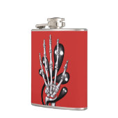 Flasques Squelette Main Avec Fantômes (Gauche)