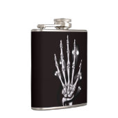 Flasques Squelette Main Éffrayante Goth Anatomie (Droite)