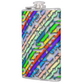 Flasques Squiggly Loops sans coutures motif 07 + votre back (Gauche)