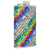 Flasques Squiggly Loops sans coutures motif 07 + votre back (Droite)