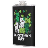 Flasques St Patricks Catricks Day Cats Saint Pattys (Gauche)
