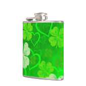 Flasques St. Patrick's Day Clovers and Hearts (Gauche)