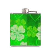 Flasques St. Patrick's Day Clovers and Hearts (Dos)