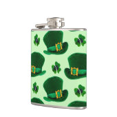 Flasques St. Patrick's Day Clovers et Leprechaun Casquette (Gauche)