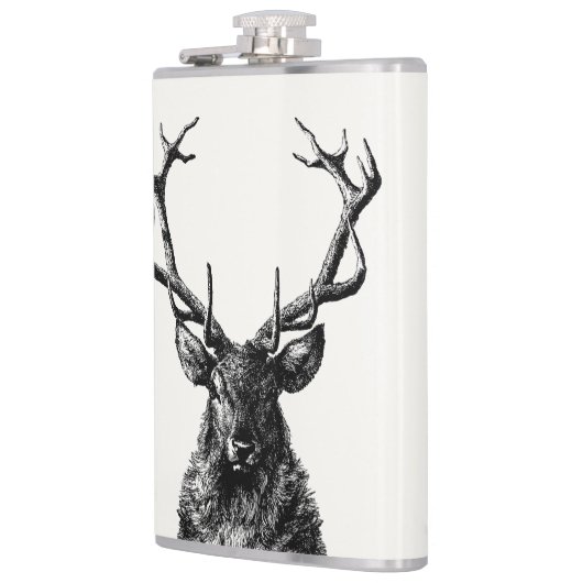 Flasques Stag Reindeer Rustique (Gauche)