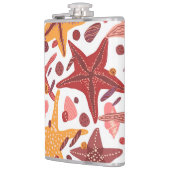 Flasques Starfish Shells : Motif scandinave (Gauche)