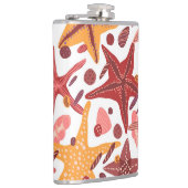 Flasques Starfish Shells : Motif scandinave (Droite)