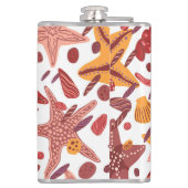 Flasques Starfish Shells : Motif scandinave (Dos)