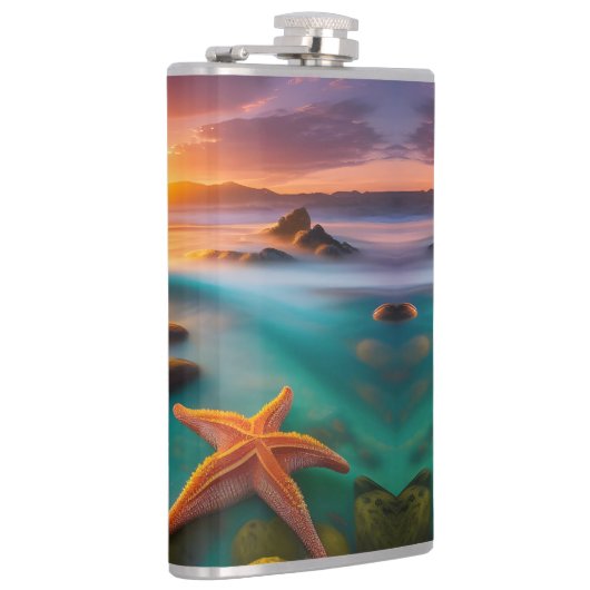 Flasques Starfish sur la plage à Dawn (Droite)