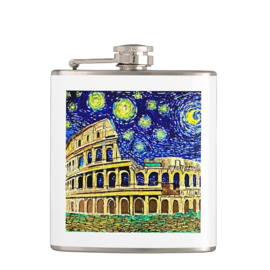 Flasques Starry Night Rome Italie (Devant)