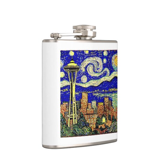 Flasques Starry Night Seattle Washington (Droite)