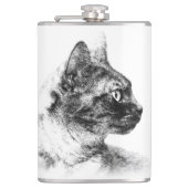 Flasques Stella le chat gris (Devant)