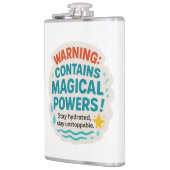 Flasques Sticker d'avertissement d'hydratation (Gauche)