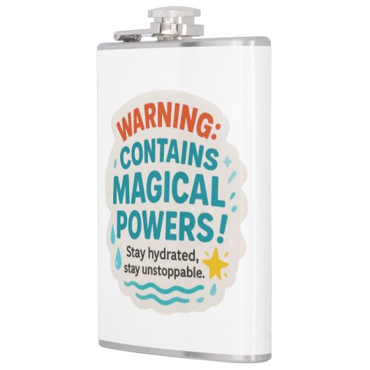 Flasques Sticker d'avertissement d'hydratation (Gauche)