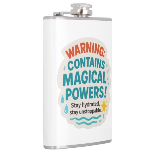 Flasques Sticker d'avertissement d'hydratation (Droite)