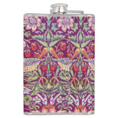 Flasques Strawberry Thief Red, William Morris (Dos)
