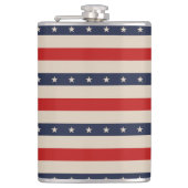 Flasques Stripes de style drapeau patriotique (Devant)