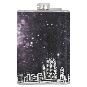 Flasques Style bande dessinée Black & White City Skyline Ga (Dos)