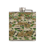 Flasques Style Caméra Vintage Burlap (Dos)