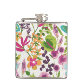 Flasques Style coloré Été Tropical Floral Modèle (Devant)