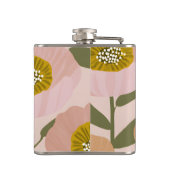 Flasques Style Retro personnalisé et rose floral (Dos)