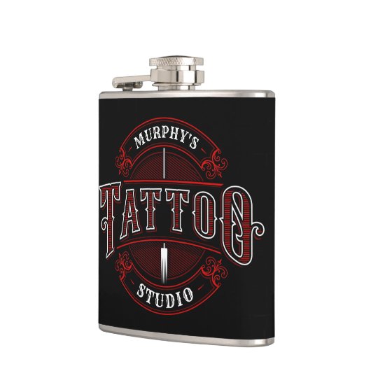 Flasques Style traditionnel AJOUTER LE NOM Tattoo Studio Sh (Gauche)
