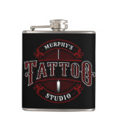 Flasques Style traditionnel AJOUTER LE NOM Tattoo Studio Sh (Devant)