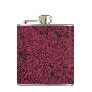 Flasques Succulents in Viva Magenta- Color of the Year 2023