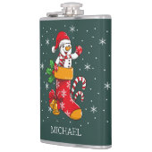 Flasques Sucre de canne de Noël Snowman (Gauche)