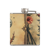 Flasques Sunflower Crescent Queen  (Dos)