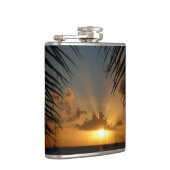 Flasques Sunset Through Palm Fronds (Droite)