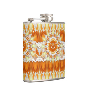 Flasques Sunshine Happiness - Soleil avec lunettes de solei