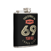 Flasques Superbe 69 ans Anniversaire Cadeau Funny 69e (Droite)